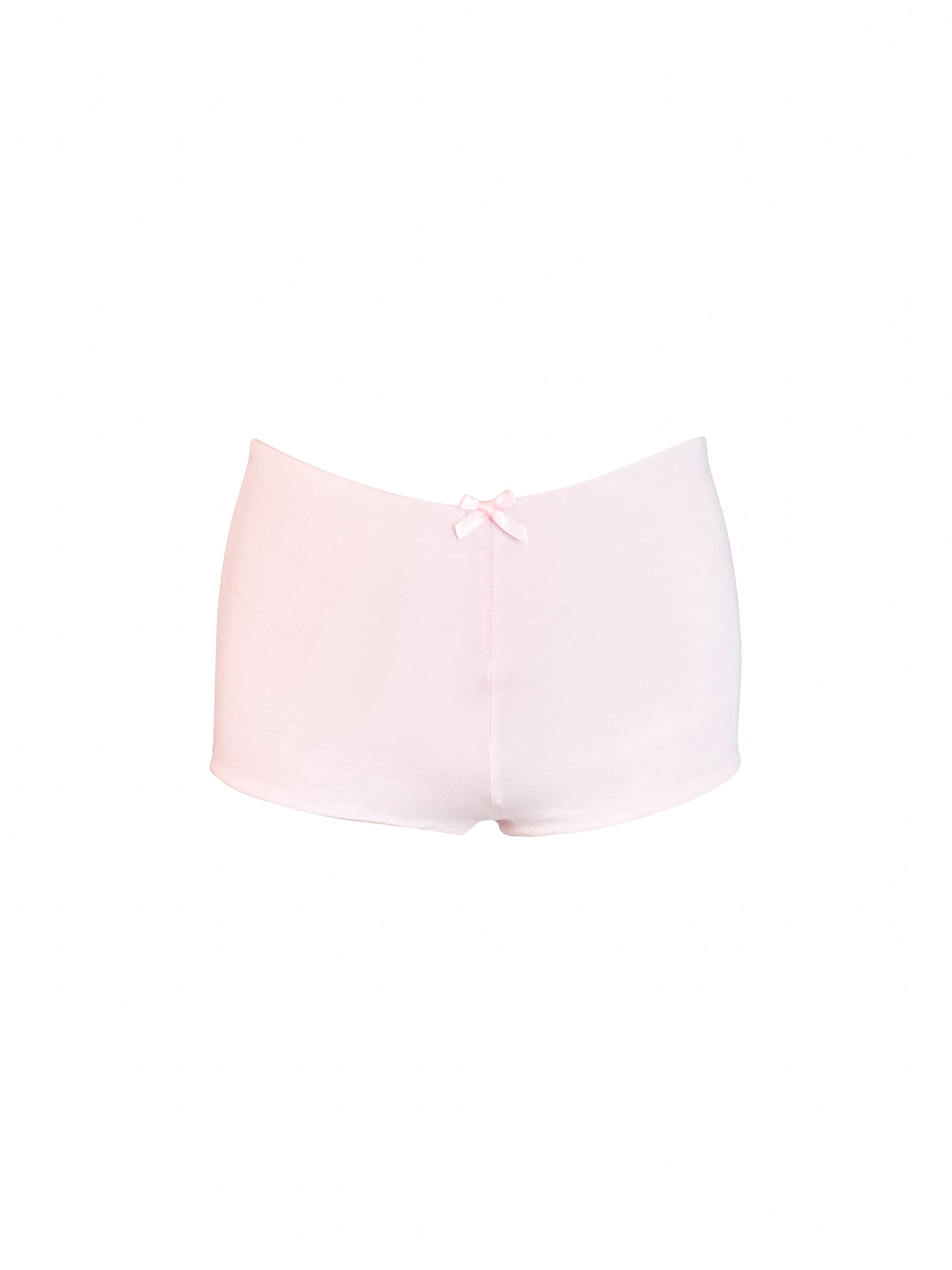 Light pink Organic Cotton shorts   on a white background